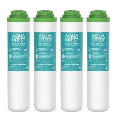 Imagem de AQUA CREST Filtro de água sob a pia FQK2J FQK1K, substituição para GE FQK2J, FQK1K, 1350 galões filtros de substituição de água potável de fluxo duplo (4 unidades)
