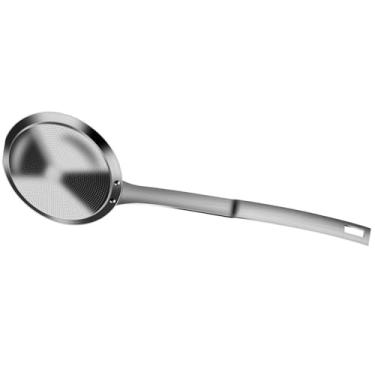 Imagem de Ioensy Colher skimmer de aço inoxidável, peneira de malha fina com alça, escorredor para macarrão, legumes, bolinho de cozinha, Diâmetro 15cm