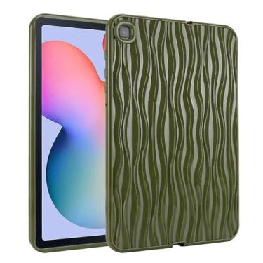 Imagem de Capa de tablet de luxo para Samsung Galaxy TAB A8 A7 S6 Lite resistente a quedas T220 T225 X200 P610 P615 silicone macio (verde, para TAB A8)