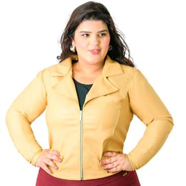 Imagem de Jaqueta Catwalk Couro Manga Longa Preto-Feminino