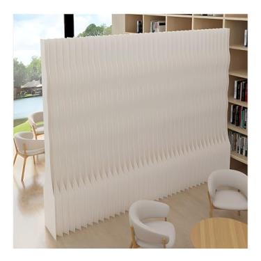 Imagem de Biombo Painel Divisor De Ambiente Portátil, Divisória De Ambiente De Papel Kraft E Divisória De Privacidade, Sem Necessidade De Montagem, Para Área De Lazer De Escritório(5x1.8m/16.4x5.9ft)