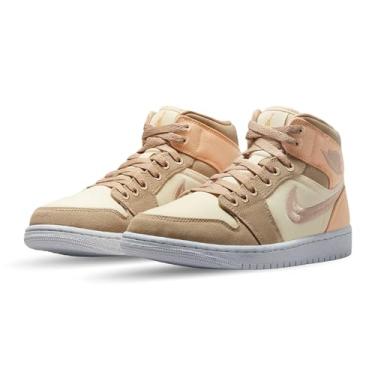 Imagem de Jordan WMNS Air Jordan 1 MID SE DO6699 200 feminino, Musselina/Deserto - Ouro Celestre,, 5.5