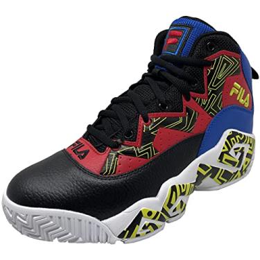 Imagem de Fila Tênis masculino Mb, 027 preto/azul principe/vermelho Fila, 41 BR