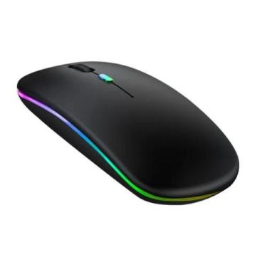 Imagem de Mouse Sem Fio Tablet Sm Tab A8 T290 Recarregável Luminoso Preto - Mult