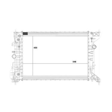 Imagem de Radiador Prisma 2017 a 2019 Magneti Marelli RMM1135GM
