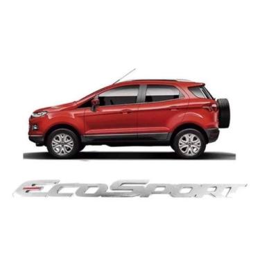 Imagem de emblema letreiro EcoSport 2013 até 2020 porta mala adesivo 3M - Ford