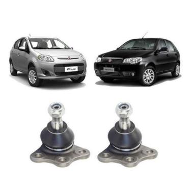 Imagem de Kit 2 Pivô Inferior Bandeja Dianteira Palio 2008 09 2010 11 - Qualykit