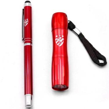 Imagem de Caneta Roller Pen Touchscreen Com Lanterna - Sport Club - Mileno