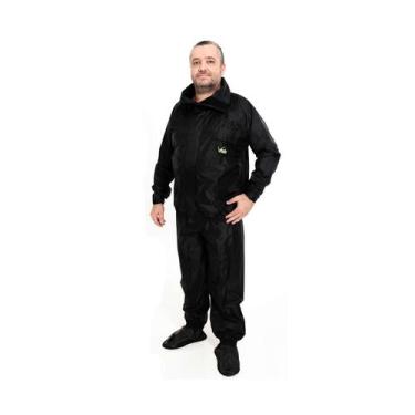 Imagem de Capa roupa de chuva motoqueiro masculina nylon ventus tam g - 0990