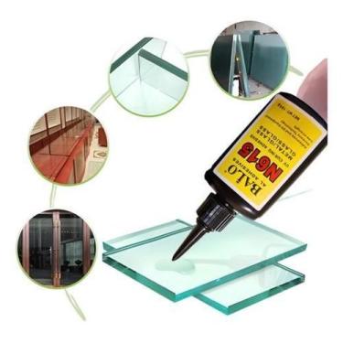 Imagem de Cola Super Contato Vidro Metal Uv Instantânea Secagem Rápida - AGS