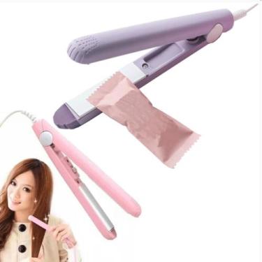 Imagem de Alisador Portátil Para Cabelo Chapinha Compacta Ideal Para Retoques - 