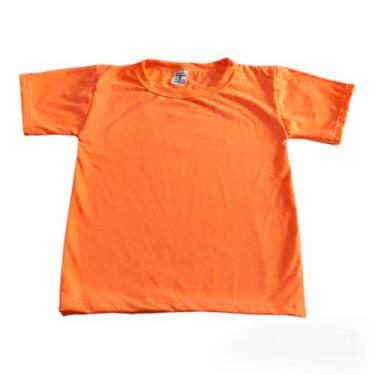 Imagem de Camiseta básica bebê e infantil - Kadu modas, Laranja neon, 12
