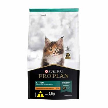 Imagem de Ração Nestlé Purina ProPlan para Gatos Filhotes Sabor Frango - 7,5Kg -