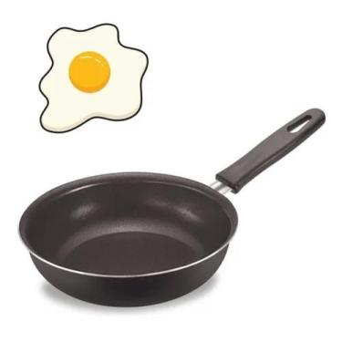 Imagem de Frigideira  Alumínio Preto  antiaderente para fritar  ovo  e Omelete d