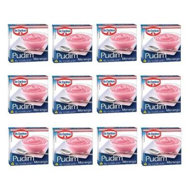 Imagem de Kit c/ 12un Pudim Morango 50g - Dr. Oetker