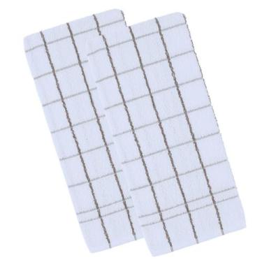 Imagem de Kit 2 panos de prato teka chef premium atoalhado 100% algodão 45x70 cm