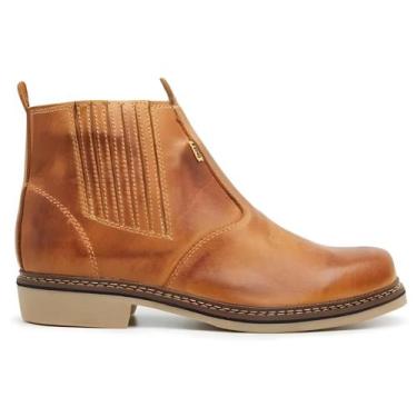 Imagem de Botinas Masculinas Country Latex Confortavel  Bota Texana Rodeio  Trad