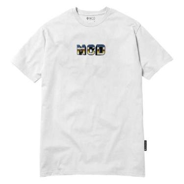 Imagem de Camiseta MCD Virtual Death Oversized SM23 Masculina Branco, Branco, 3G