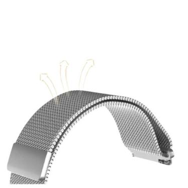 Imagem de Pulseira Magnética Compatível Ticwatch E, E3, Gth Cxb02, GTH Pro - Poo