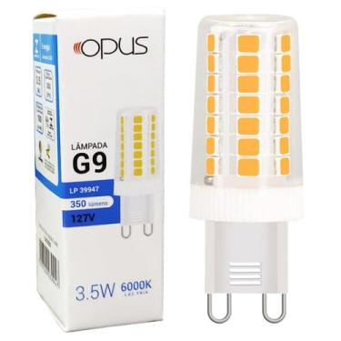 Imagem de Lâmpada Led G9 Halopin 3,5W 127V Branco Frio - OPUS, 110V
