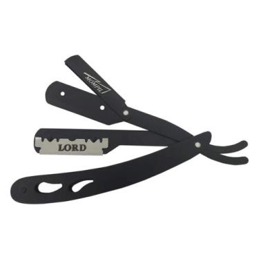 Imagem de Navalha Navalhete Preto Profissional - Mompil, Profissional, Aço inox