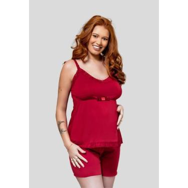 Imagem de Kit 3 Baby Doll Amamentação Vekyo Liso Romantic Feminino Básico Gestan