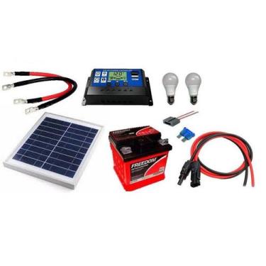 Imagem de Kit Gerador de Energia Solar  Off Grid 10Wp  - Sinosola