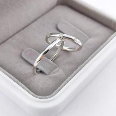 Imagem de Aliança Slim- Aliança de Prata 950- Aliança de Namoro minimalista - Gi