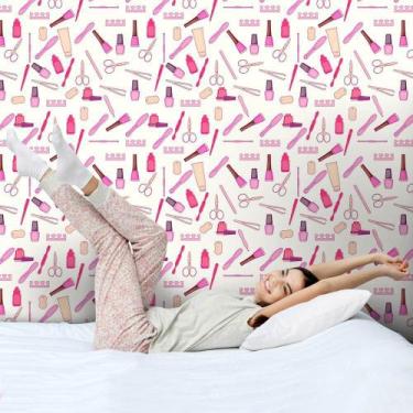 Imagem de Papel de Parede Acessórios Femininos - QCola, 0,60 x 3,00 metros