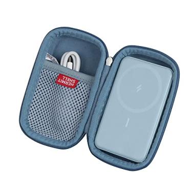 Imagem de Hermitshell Capa rígida de viagem para bateria magnética Anker 633 (MagGo), carregador portátil magnético sem fio dobrável de 10.000 mAh (azul)