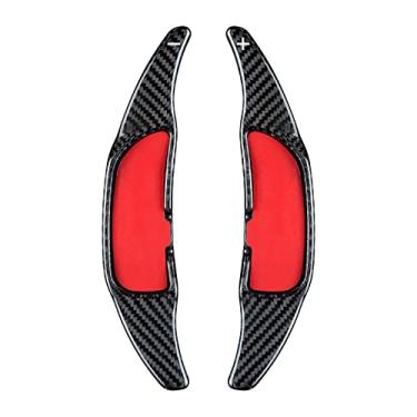 Imagem de Extensão de câmbio de pá de fibra de carbono genuína para Mercedes Benz, câmbio de volante de T-carbono, serve para Mercedes-Benz AMG A45/CLA45 CLA35/C63/E43 E53 E63/GLA 35/GL35/GLC 43/GLE 63/G Class