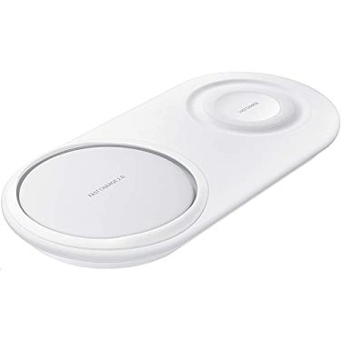 Imagem de Samsung Carregador sem fio DUO Pad, Fast Charge 2.0 (versão dos EUA com garantia) - Branco