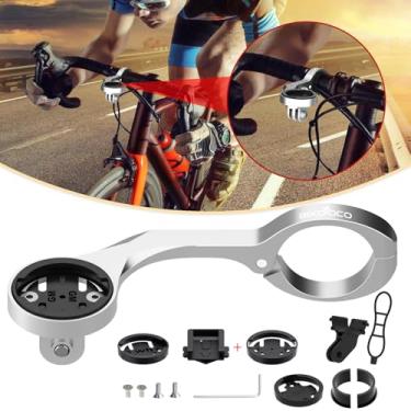 Imagem de BIKOOCO Suporte de computador para ciclismo frontal - Suporte de bicicleta Garmin para Garmin Edge 200 500 510 520 800 810 820 1000 1030, suporte de computador de bicicleta compatível com computador