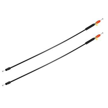 Imagem de X AUTOHAUX Cabo de liberação de trava de maçaneta de porta 2 peças para Chevrolet Silverado 1500 LS 2010-2013 20849299 22862029 25902551 lado esquerdo direito