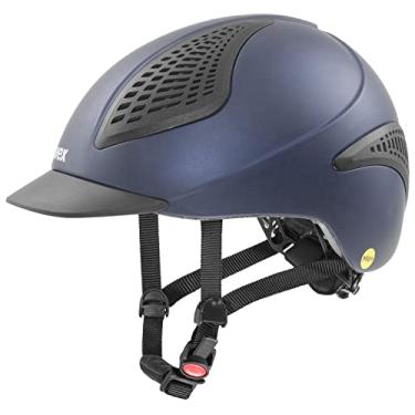 Imagem de Capacete de equitação uvex exxential II MIPS para mulheres e homens, tapete marinho, XX...
