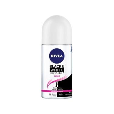 Imagem de Desodorante Antitranspirante Roll On Nivea - Invisible for Black & Whi