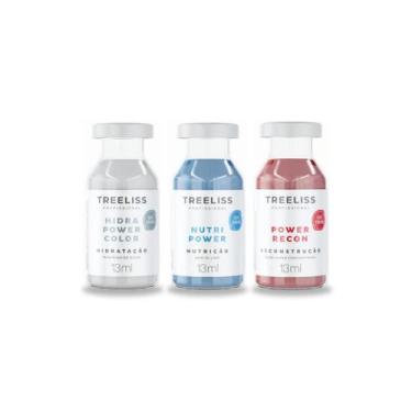 Imagem de Kit Ampolas Hidratação, nutrição e reconstrução Cronograma - Treeliss 