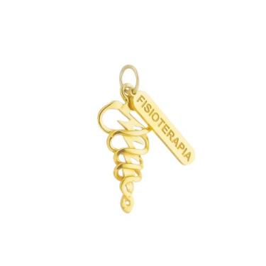 Imagem de Pingente Fisioterapia Ouro Amarelo 18 Kl - Juniorjoiaspiracicaba