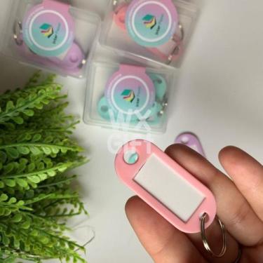 Imagem de Chaveiro Identificador de Chave - Interponte / WX Gift, Rosa