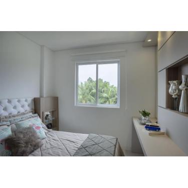 Imagem de Persiana Rolo (1,20Lar. x 1,80Alt.) Tecido Translucido Branco - Vogafl