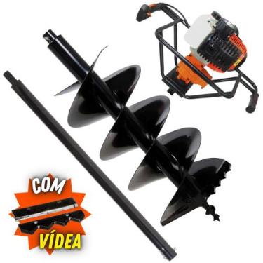 Imagem de Perfurador de Solo Vulcan VPS520 52cc Para Uso na Agricultura Com Broc