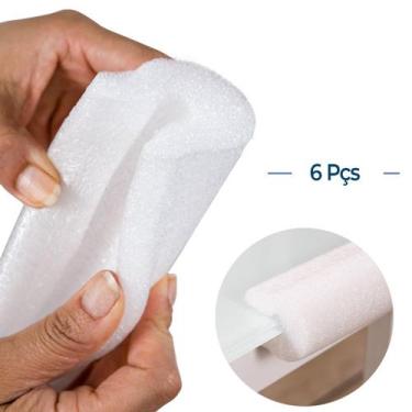 Imagem de Kit C/6 Protetor Borda Espuma Grande Polietileno 2 Metros - ST