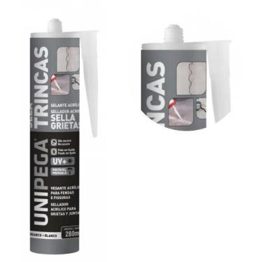 Imagem de Selante Acrílico Sela Trincas 280ml Branco Unipega