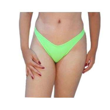 Imagem de Calcinha de biquini asa delta verde neon fio dental - RAYS MODAS, Verd