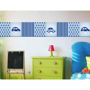 Imagem de Faixa bonder decorativa quarto infantil  jogo 04 peças med.10x100) - A