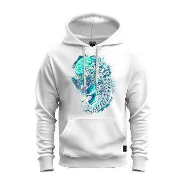 Imagem de Moletom Canguru Premium Unissex Estampado Cavalo Marinho Bolado - Supr