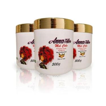 Imagem de Mel Cola Anna Telles com Óleo de Argan - 500g