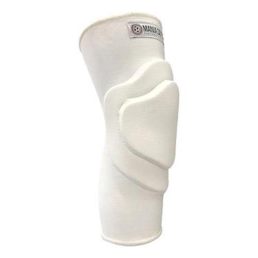 Imagem de Joelheira Goleiro Mania De Futsal Premium, Mkt704, Branco, Gg, MKT704-