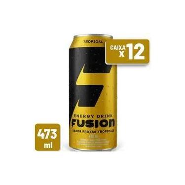 Imagem de Energético Fusion Tropical Lata 473ml Caixa c/ 12 un 1x12 Unidades  47