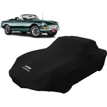 Imagem de Capa Automotiva Mg Mgb Tecido Helanca Lycra - Mz, Preta